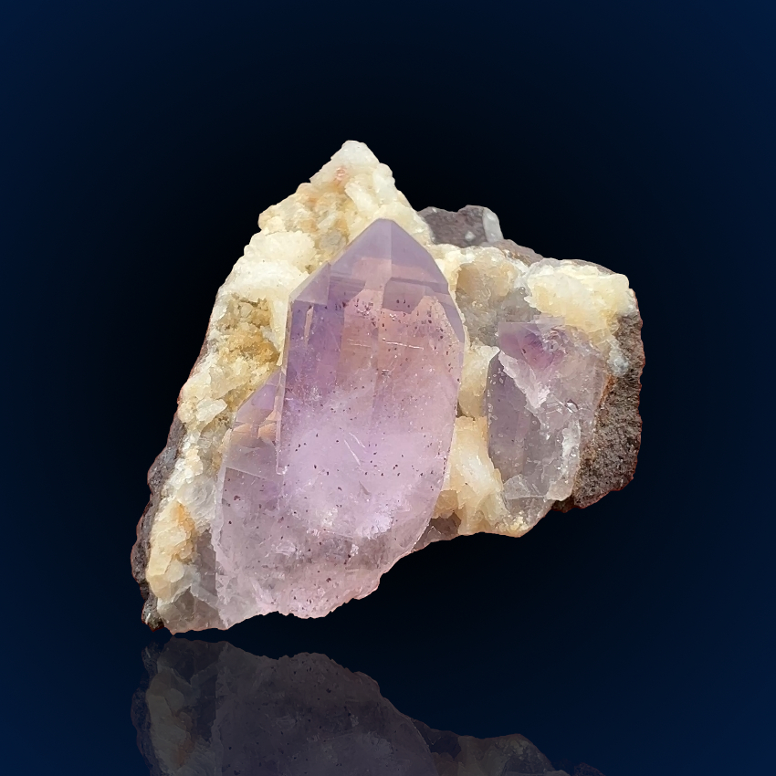 Amethyst Quartz, Dolomite | Namibia, Goboboseb