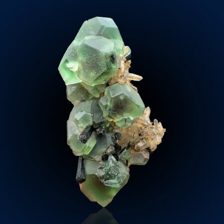 Fluorite, Schorl, Quartz | Namibia, Erongo