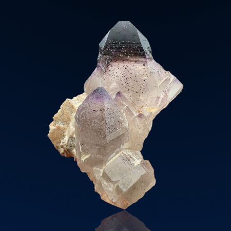 Amethyst Quartz, Alkali Feldspar | Namibia, Goboboseb