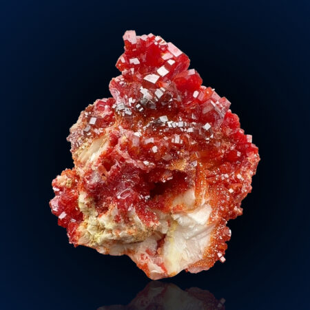 Vanadinite, Baryte | Morocco, Mibladen
