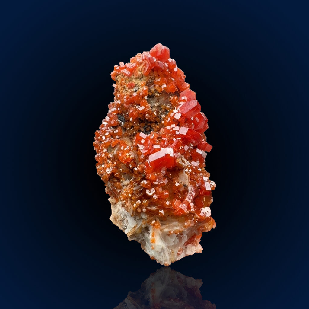 Vanadinite, Baryte | Morocco, Mibladen