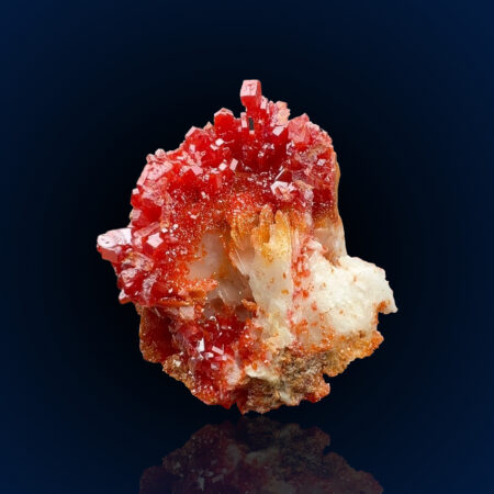 Vanadinite, Baryte | Morocco, Mibladen