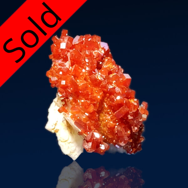 Vanadinite, Baryte | Mibladen, Midelt, Morocco