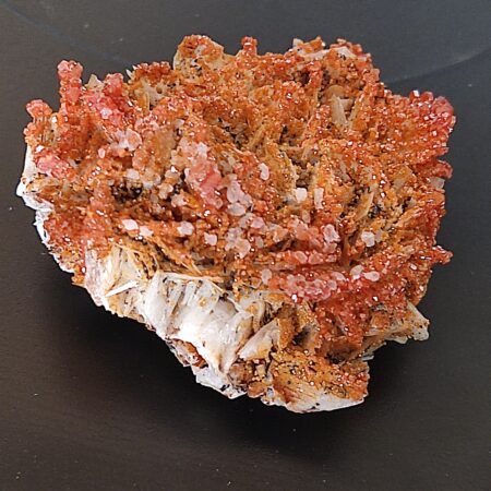 Vanadinite, Baryte | Morocco, Mibladen