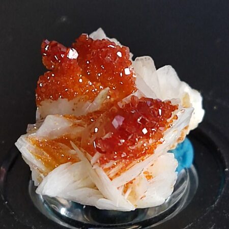 Vanadinite, Baryte | Morocco, Mibladen